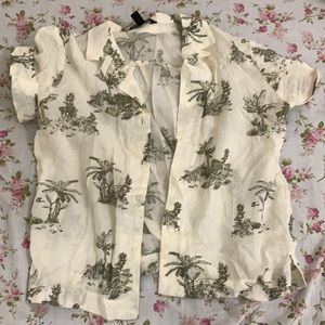 Banana Republic hawaii styled shirt